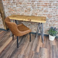 Lincoln-Live Edge Industrieller Konsolentisch Sofatisch Für Wohnzimmer von CLARFURNITURE