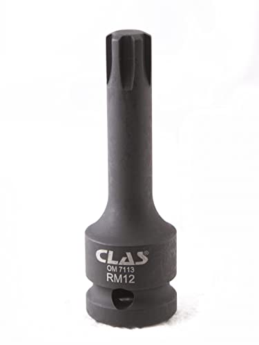 SA0456 Steckschlüsseleinsätze M12 L.78mm 1/2" von CLAS Equipements