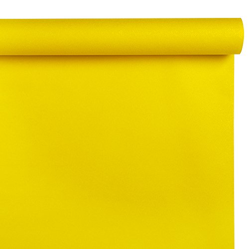 Class C048R-131-PEFC Airlaid Tischdecke mit Prägung, Papier, Gelb, 480 x 120 x 1 cm von Class
