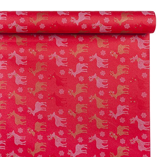 Class C048R-D186-PEFC Airlaid Tischdecke mit Prägung, Papier, Rot, 480 x 120 x 1 cm von CLASS 10