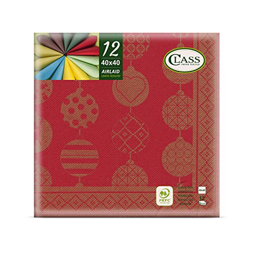 Class ce40-d123-pefc Airlaid Servietten, Papier, Gold, 40 x 40 x 0.48 cm, 12 Einheiten von CLASS 10