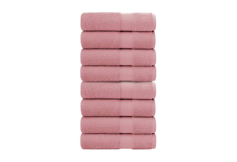 CLASS HOME COLLECTION Gästehandtücher Gästetuch Gästetücher Handtuch Frottee Baumwolle 500g/m² Uni 8 tlg Set, Frottee (8er, 8-St), mit Bordüre von CLASS HOME COLLECTION