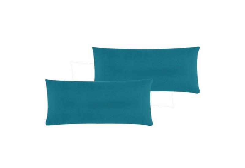 CLASS HOME COLLECTION Kissenbezüge Kissenbezüge 2er Set Kissenhüllen Sofa Bett mit Reißverschluss, (2 Stück), 100 % Baumwolle, Renforce-Qualität, Mit Reißverschluss von CLASS HOME COLLECTION