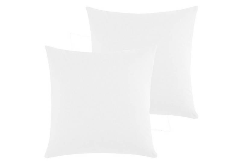 CLASS HOME COLLECTION Kissenbezüge Kissenbezüge 2er Set Kissenhüllen Sofa Bett mit Reißverschluss, (2 Stück), 100 % Baumwolle, Renforce-Qualität, Mit Reißverschluss von CLASS HOME COLLECTION