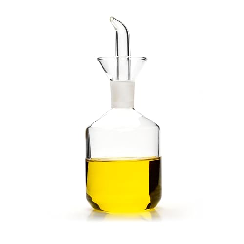Classe Italy Tafelölflasche 500 ml Duna aus Borosilikatglas mit patentierter tropffreie Kappe, elegant, sicher, perfekt für Öl oder Gewürze Classe Italy Tafelölflasche 500 ml Duna aus Borosilikatglas mit patentierter tropffreie Kappe, elegant, sicher, perfekt für Öl oder Gewürze von CLASSE ITALY