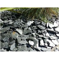 Schiefermulch SCHWARZ 10-40 - Pack 5 m² - 12 Säcke - 300 kg von CLASSGARDEN
