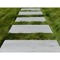 Classgarden - Trittplatte Farbe Graues Holz - 10er-Pack Fliesen von CLASSGARDEN