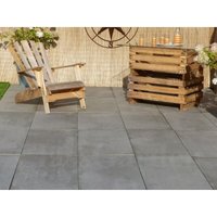 TERRASSE GRAUER BETON 5 m² - 10 Fliesen von CLASSGARDEN