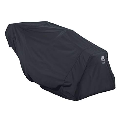 CLASSIC ACCESSORIES 52-221-050401-RT Tractor with Installed Bagger Storage, X-Large Patio-Furniture-Covers, 62" Deck, Black von CLASSIC ACCESSORIES