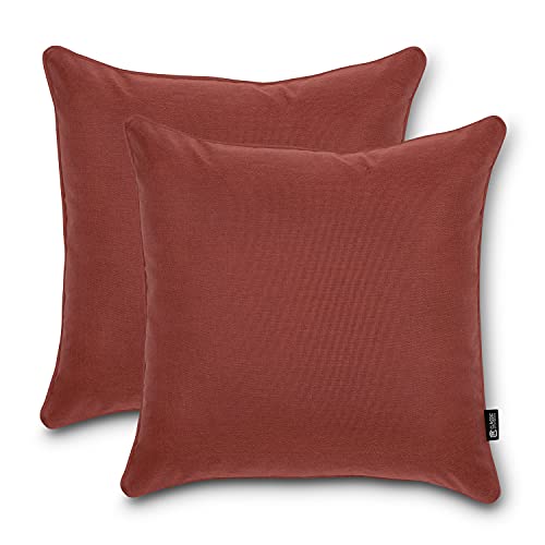 CLASSIC ACCESSORIES 56-474-016601-2PK Montlake FadeSafe Indoor/Outdoor, 50 x 50 x 20 cm, 2er-Pack, Heather Henna Accent Pillows CLASSIC ACCESSORIES 56-474-016601-2PK Montlake FadeSafe Indoor/Outdoor, 50 x 50 x 20 cm, 2er-Pack, Heather Henna Accent Pillows von CLASSIC ACCESSORIES