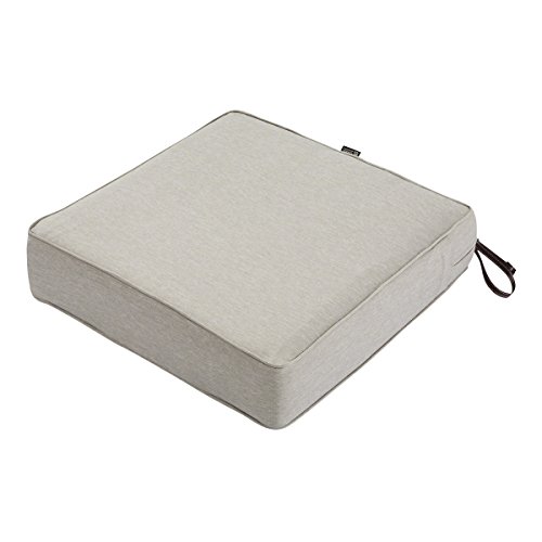 CLASSIC ACCESSORIES 62-019-HGREY-RT Montlake FadeSafe Lounge-Sitzkissen für Terrasse, quadratisch, 12,7 cm dick, Outdoor-Kissen mit wasserabweisender Rückseite, Heather Grau, 58,4 x 58,4 x 12,7 cm CLASSIC ACCESSORIES 62-019-HGREY-RT Montlake FadeSafe Lounge-Sitzkissen für Terrasse, quadratisch, 12,7 cm dick, Outdoor-Kissen mit wasserabweisender Rückseite, Heather Grau, 58,4 x 58,4 x 12,7 cm von CLASSIC ACCESSORIES