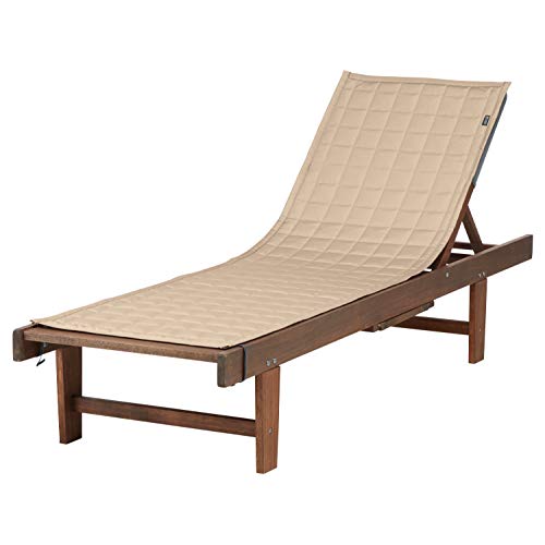 Classic Accessories Montlake FadeSafe Chaise Lounge Überzug 80" x 26" Antik Beige von CLASSIC ACCESSORIES