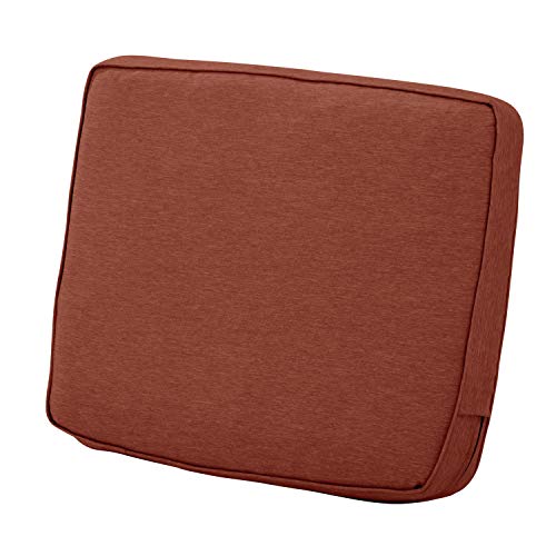 CLASSIC ACCESSORIES Montlake FadeSafe Rückenkissen, wasserabweisend, 53,3 x 55,9 x 10,2 cm, für Terrassenliege, Henna-Rot meliert von CLASSIC ACCESSORIES