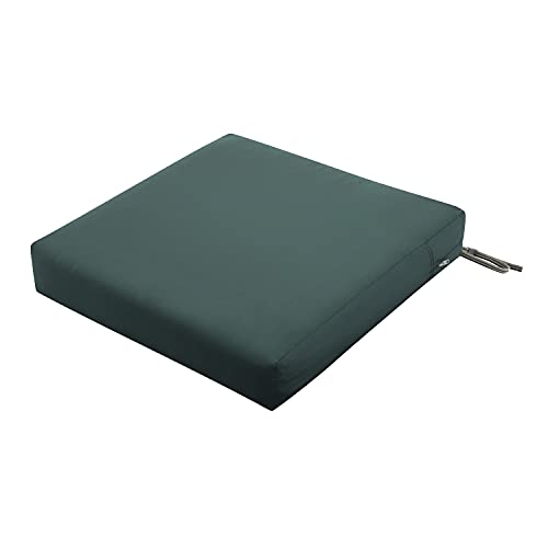 CLASSIC ACCESSORIES Ravenna Water-Resistant 21 x 19 x 5 Inch Patio Seat Cushion, Mallard Green von CLASSIC ACCESSORIES