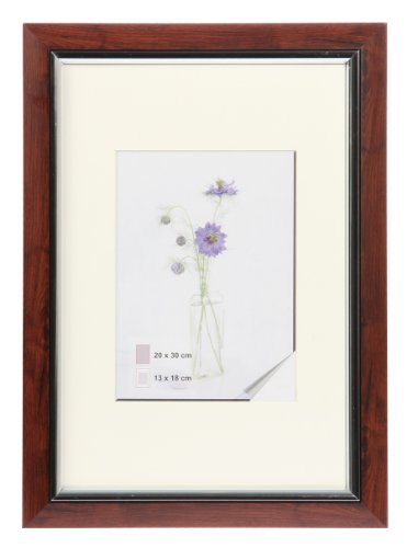 Classic Style Bilderrahmen aus Kunststoff in 13x18 bis 50x70 Foto Rahmen: Farbe: Dunkelbraun | Format: 13x18 von CLASSIC ACCESSORIES