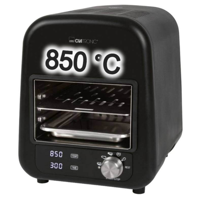 CLATRONIC Elektro-Standgrill 850 °C LED-Display Infrarot-Hochleistungsbrenner EBG3760 von CLATRONIC