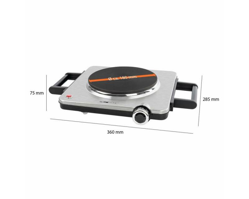 CLATRONIC Elektrogrill, Elektrische Heizplatte Clatronic EKP 3788 1500 W von CLATRONIC
