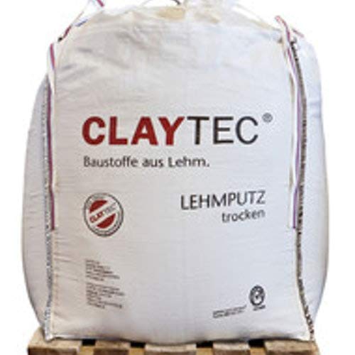 CLAYTEC Lehm-Oberputz fein 06 Big-Bag 800 kg von CLAYTEC