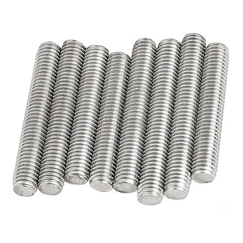 CLCLC Gewindestange, Korrosionsschutz M10 M12 M14 304 Edelstahl Vollgewindestange Schraubenstange Kopfloses Bolzengewinde Vollgewindebolzen(M12x45mm(4PCS)) von CLCLC