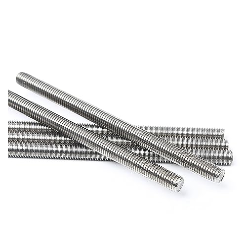 Gewindestange, 10/5/2/1 Stück 304 Edelstahl-Gewindestange, Vollgewindestange, Außendurchmesser M3, Länge 16 mm bis 200 mm(90mm 5Pcs) von CLCLC