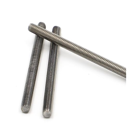Gewindestange, M3 M4 M5 M6 M8 Gewindestange Vollgewindestange DIN975 304 Edelstahl-Befestigungselemente Silber Länge = 16–100 mm(M4 5pcs,16mm) von CLCLC