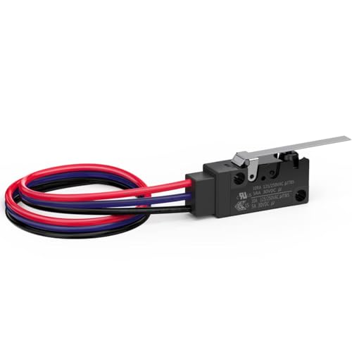 CLDIY Wasserdichter Mikroschalter mit langem Griff mit Leitung 10A 125 250V NC NO COM Leitung 30CM von CLDIY