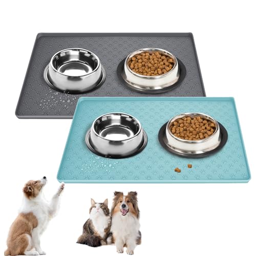 CLDURHGE Napfunterlage Schuhabtropfschale - Premium Futternapf Unterlage & Futtermatte - Ideal für Katzennapf, Hundenapf und kleinere Haustiere - Wasserdicht und Anti-Rutsch-Design von CLDURHGE