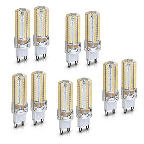 10 Stück CLE LED Stiftsockellampe 5W (=40W Halogen) 300lm G9 230V AC neutralweiß 4000K von CLE CARDAN LIGHT EUROPE