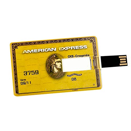 CLE CARDAN LIGHT EUROPE 16GB Speicherkarte Scheckkartenform American Express Gold USB Stick Datenspeicher von CLE CARDAN LIGHT EUROPE