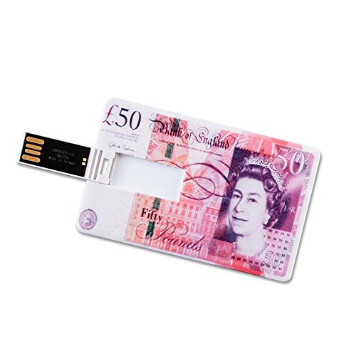 CLE CARDAN LIGHT EUROPE 4GB Speicherkarte Scheckkartenform 50 Pfund Note USB Stick Datenspeicher Gadget CLE CARDAN LIGHT EUROPE 4GB Speicherkarte Scheckkartenform 50 Pfund Note USB Stick Datenspeicher Gadget von CLE CARDAN LIGHT EUROPE