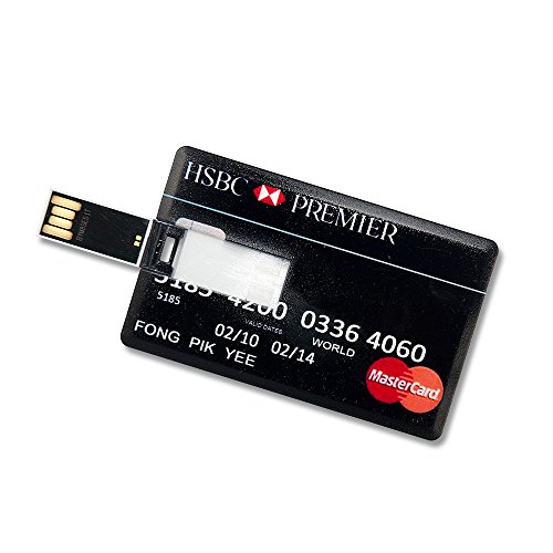 CLE CARDAN LIGHT EUROPE 4GB Speicherkarte Scheckkartenform HSBC Premier USB Stick Datenspeicher Gadget von CLE CARDAN LIGHT EUROPE