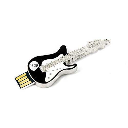 CLE CARDAN LIGHT EUROPE USB Stick E Gitarre 16GB Schwarz Silber Metall Datenspeicher Gadget CLE CARDAN LIGHT EUROPE USB Stick E Gitarre 16GB Schwarz Silber Metall Datenspeicher Gadget von CLE CARDAN LIGHT EUROPE