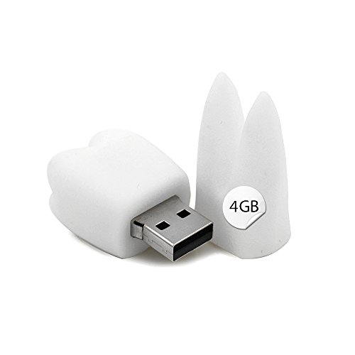 CLE CARDAN LIGHT EUROPE USB Stick in Zahn Optik 4GB Datenspeicher Gadget von CLE CARDAN LIGHT EUROPE