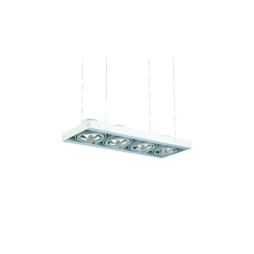 CLE Kardanische Hängeleuchte YK Webspace Long Line PL max. 4x 50W alu grau von CLE CARDAN LIGHT EUROPE