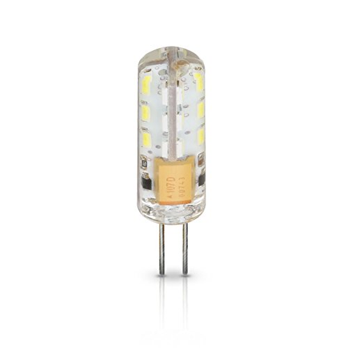 CLE LED Stiftsockellampe 1,5W (=10W Halogen) 110lm G4 12V AC neutralweiß 4000K von CLE CARDAN LIGHT EUROPE