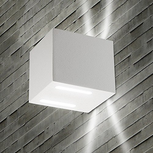 CLE CARDAN LIGHT EUROPE Gaga Lamp Design LED Wandleuchte YK Cube II 90lm sand weiß warmton von CLE CARDAN LIGHT EUROPE