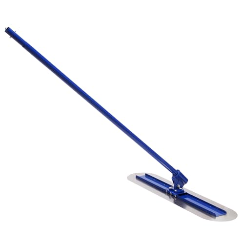 CLEADONG Betonverteiler Pro Aluminium-Betonschwader 120x30cm Betonglätter mit 3 X1.8 M Stiel, Moderner Stil Betonschieber für Verputzarbeiten Blau CLEADONG Betonverteiler Pro Aluminium-Betonschwader 120x30cm Betonglätter mit 3 X1.8 M Stiel, Moderner Stil Betonschieber für Verputzarbeiten Blau von CLEADONG