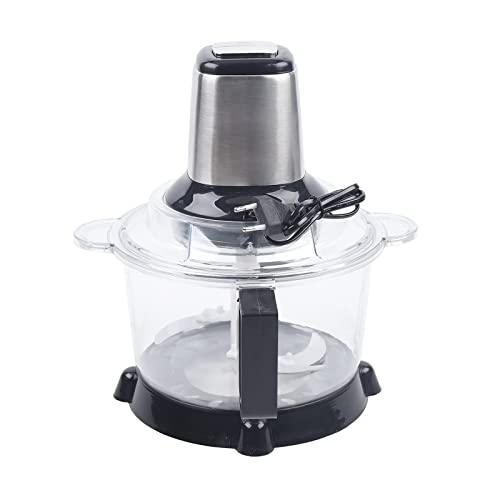 CLEADONG Elektrisch Multizerkleinerer, Kraftvoller elektrischer Zerkleinerer, 4 Edelstahlmesser Universalzerkleinerer für Fleisch, Zwiebeln, Obst, Gemüse von CLEADONG