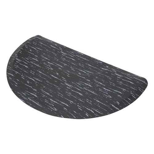 CLEADONG Salon Bodenmatte Anti-Ermüdung Barber Shop Stuhl Matte, 3ft x 5ft Salonmatte Halbrunde Salonmatten, für Friseure, Büro Komfort-Bodenmatte von CLEADONG