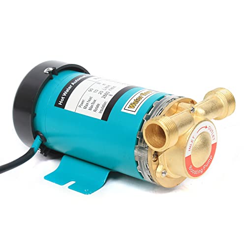 CLEADONG Umwälzpumpe Automatisch Druckhöhungspumpe Wasserpumpe 220v 90w Warmwasser Wärmepumpe Elektrisch Heißwasserpumpe Haushalt Booster Pumpe Heizungspumpe Für Hauswasserwerk Dusche Und Garten von CLEADONG