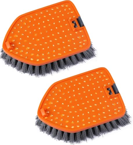 CLEANHOME Duschschrubber Schrubber-Ersatzköpfe (2Pcs)，Für die Reinigung von Böden, Fliesenspalten und Ecken Geeignet für ASIN:B09ZH1LWG1 von CLEANHOME