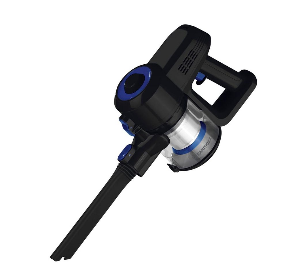 CLEANmaxx Akku-Hand-und Stielstaubsauger Akku Zyklon Staubsauger 22,2 V schwarz/blau, 120 W, beutellos, verstellbares Teleskoprohr, mit EPA-Filter, 800ml Staubbehälter CLEANmaxx Akku-Hand-und Stielstaubsauger Akku Zyklon Staubsauger 22,2 V schwarz/blau, 120 W, beutellos, verstellbares Teleskoprohr, mit EPA-Filter, 800ml Staubbehälter von CLEANmaxx