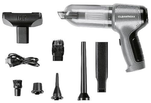 CLEANmaxx Akku Handstaubsauger | Staubsauger kabellos mit Saug-, Gebläse- und Vakuumierfunktion | Handstaubsauger-Set + 7 Aufsätze | Akkustaubsauger – ideal als Autostaubsauger CLEANmaxx Akku Handstaubsauger | Staubsauger kabellos mit Saug-, Gebläse- und Vakuumierfunktion | Handstaubsauger-Set + 7 Aufsätze | Akkustaubsauger – ideal als Autostaubsauger von CLEANmaxx