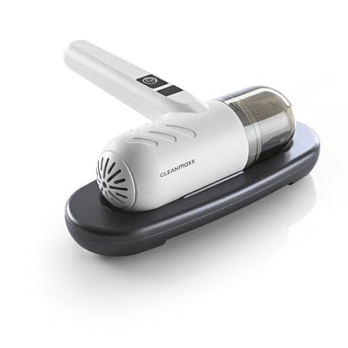 CLEANmaxx Akku-Milben-Handstaubsauger | Matratzenreiniger mit UV-C Licht | Vernichtet 99,9% Aller Milben | Inkl. EPA Filter und 120ml Staubbehälter | Ideal für Allergiker, Reisen & Camping CLEANmaxx Akku-Milben-Handstaubsauger | Matratzenreiniger mit UV-C Licht | Vernichtet 99,9% Aller Milben | Inkl. EPA Filter und 120ml Staubbehälter | Ideal für Allergiker, Reisen & Camping von CLEANmaxx