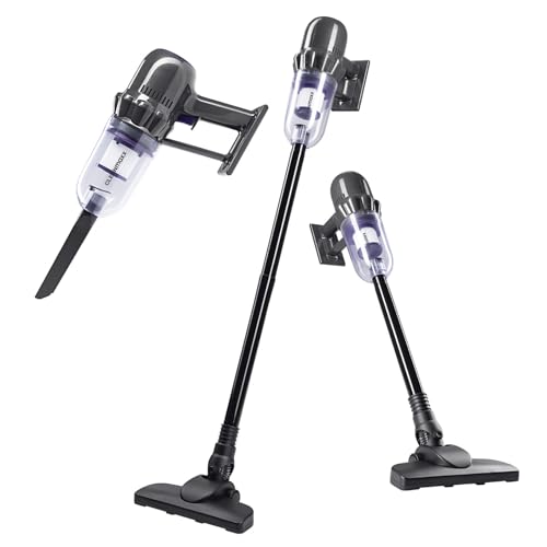 CLEANmaxx Akku Staubsauger | 2in1 Handstaubsauger & Bodenstaubsauger | max. 30 Min. Laufzeit | kabellos, leistungsstark, wiederaufladbar | mit Verlängerungsrohr (80 cm) & Düsen-Set von CLEANmaxx