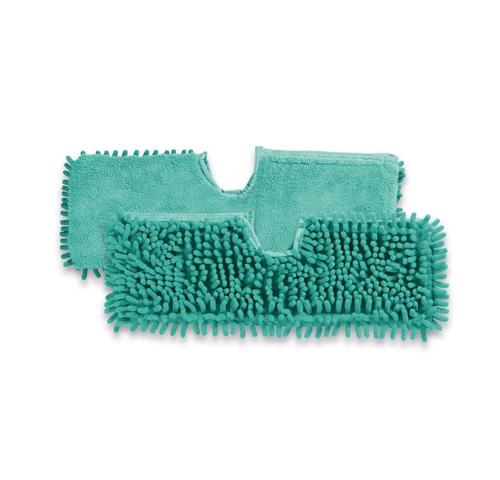 CLEANmaxx Ersatz-Wischtuch 2er-Set Reinigungstücher (Polyamid/Polyester, 13.9x40 cm, 2-tlg., Ersatz-Wischtuch 2er-Set türkis Haare) von CLEANmaxx