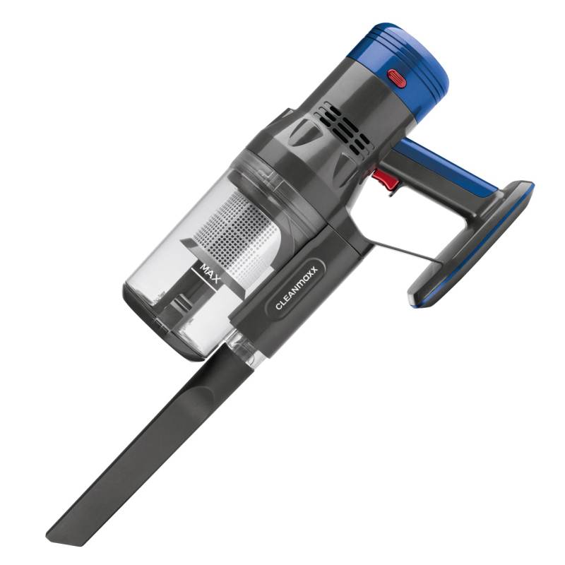 Kabelloser Hand- und Bodenstaubsauger mit Zyklontechnologie - anthrazit/blau von CLEANmaxx
