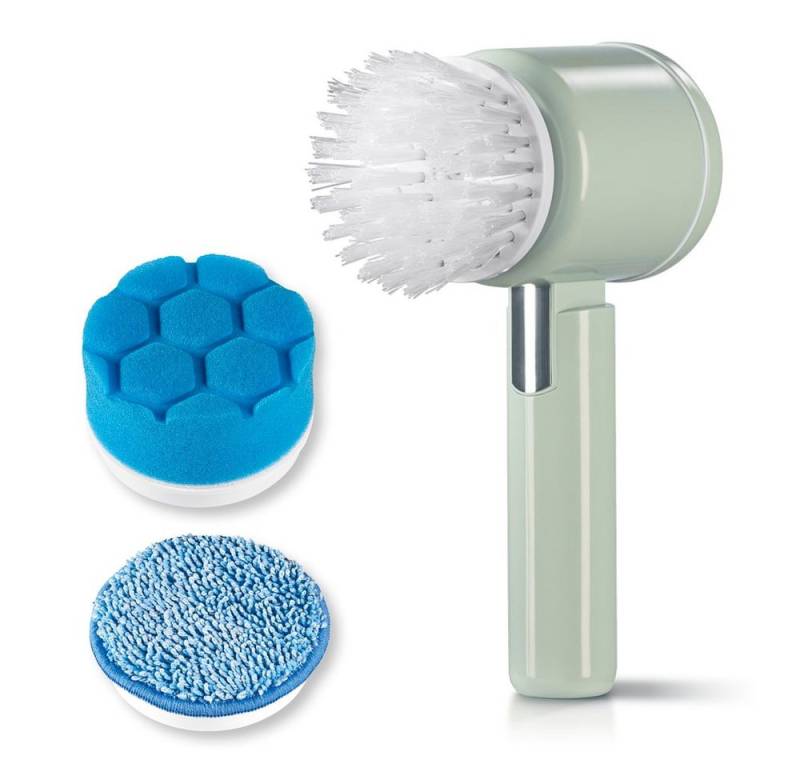CLEANmaxx Reinigungsbürste, (4-tlg), kabellos mit 2 Geschwindigkeitsstufen von CLEANmaxx