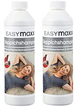 CLEANmaxx Teppich-Shampoo 2 x 500ml | Perfekte Kombination mit dem Hartboden- und Teppichreiniger PRO, auch für andere Wasch- und Teppichsauger geeignet | Spezialfleckenformel und Farbauffrischer von CLEANmaxx