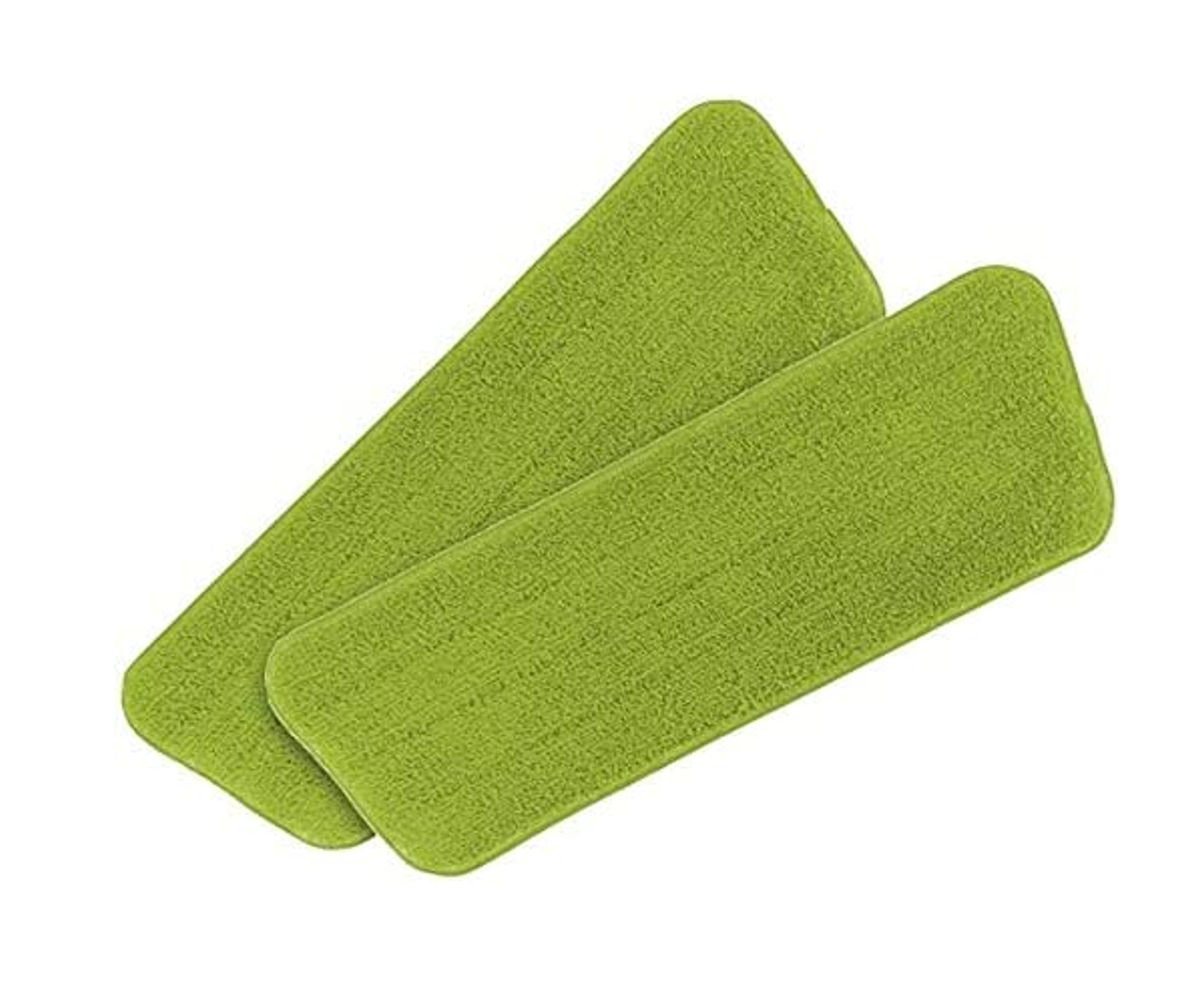 CLEANmaxx Wischmopp 2er-Set Ersatz-Wischtuch für Wischmopp, 2er Set Ersatz-Wischtuch für Limegreen Wischmopp Bodentücher von CLEANmaxx